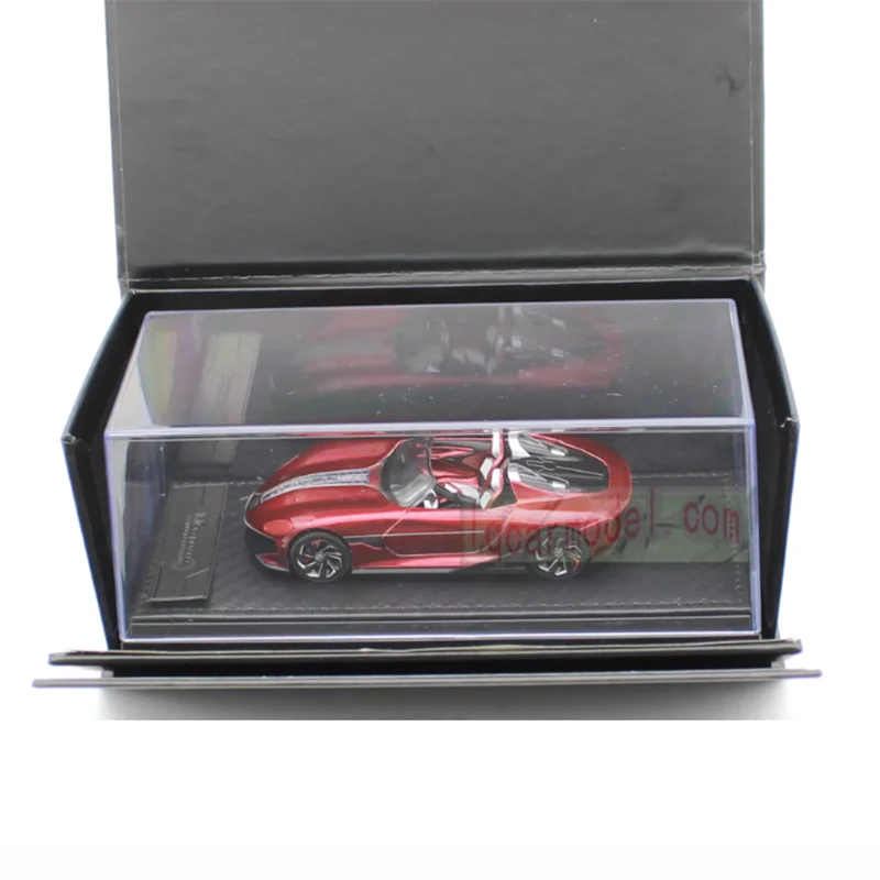 Coche deportivo eléctrico Convertible a escala 1:43, concepto MG Cyberster, simulación de coche, modelo terminado de aleación, colección de juguetes de regalo