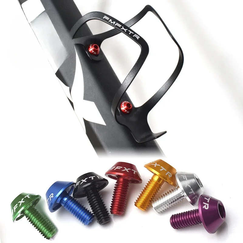 

Red / Purple / Green / Blue / Gold / Silver / Black Bike Water Bottle Cage Bolts Perfect for MTB and Road Cycling