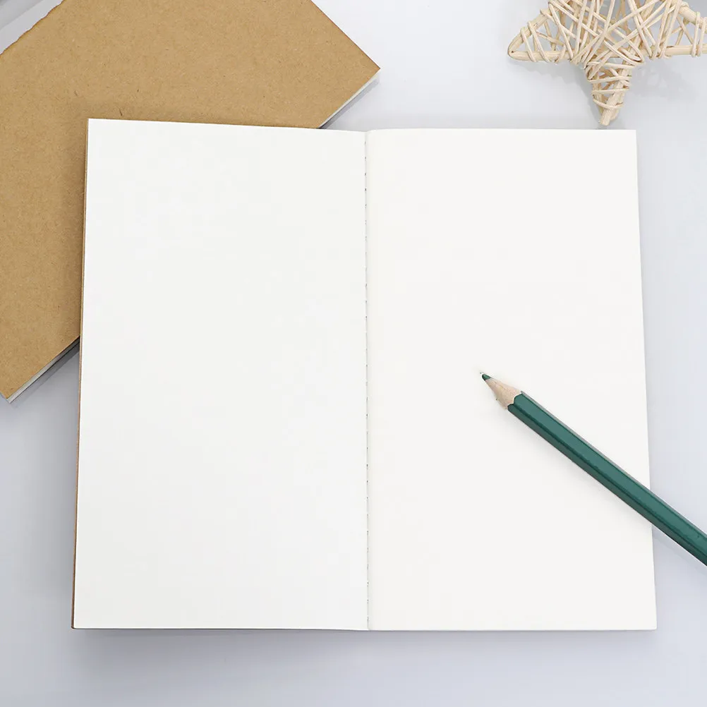 15Pcs Blank Journal Vintage Style Multipurpose Portable Daily Schedule Notebook Creative Writing Notepad for Students Travelers