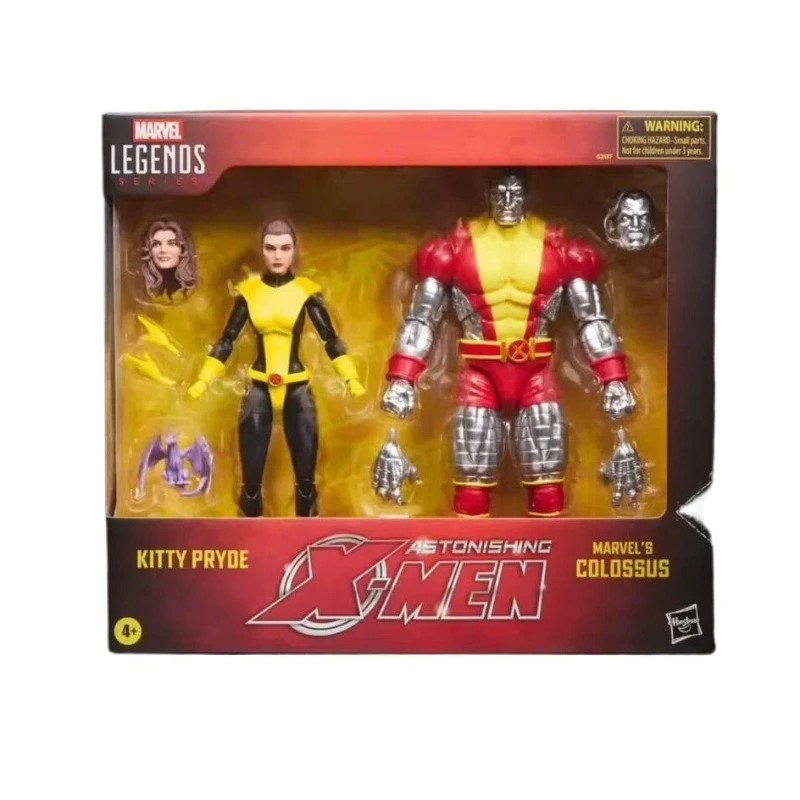 Echte Marvel Legends X-Men Colossus und Shadowcat 2er-Pack Kitty Pryde Modell Garage Kit Anime Peripherie Actionfigur Geschenk