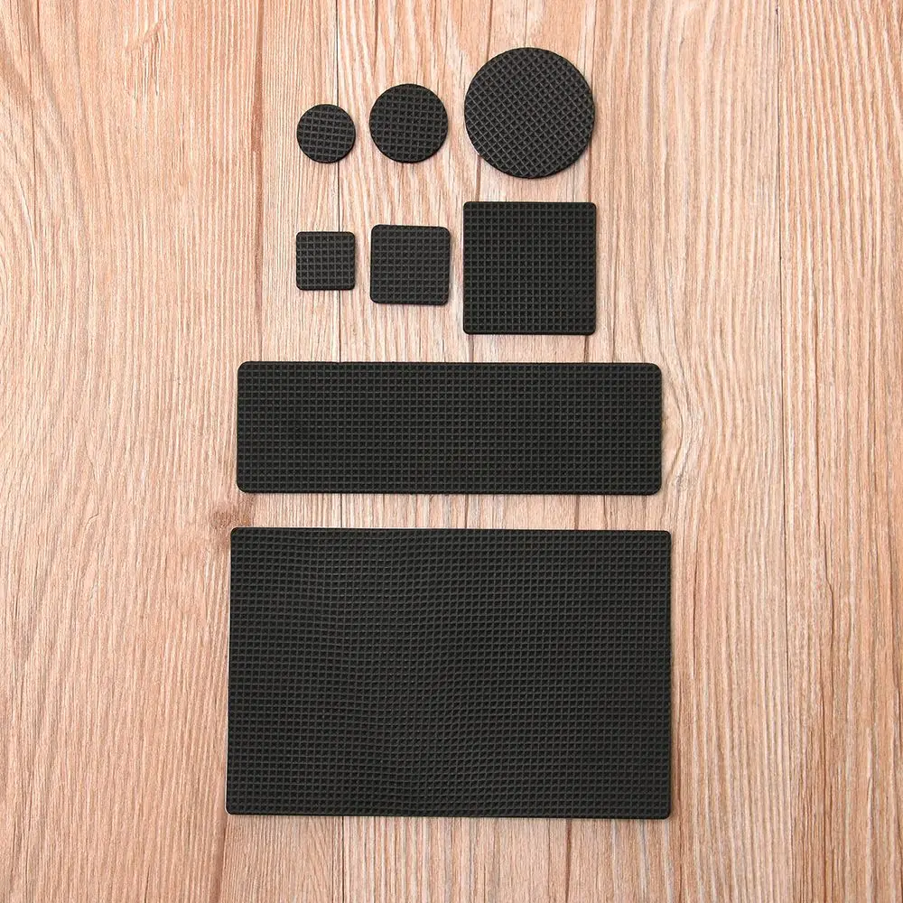 Forma geometrica 1 foglio morbido paraurti accessori per sedie protezione per pavimento autoadesiva tappetino antiscivolo cuscinetti per gambe per mobili antiscivolo