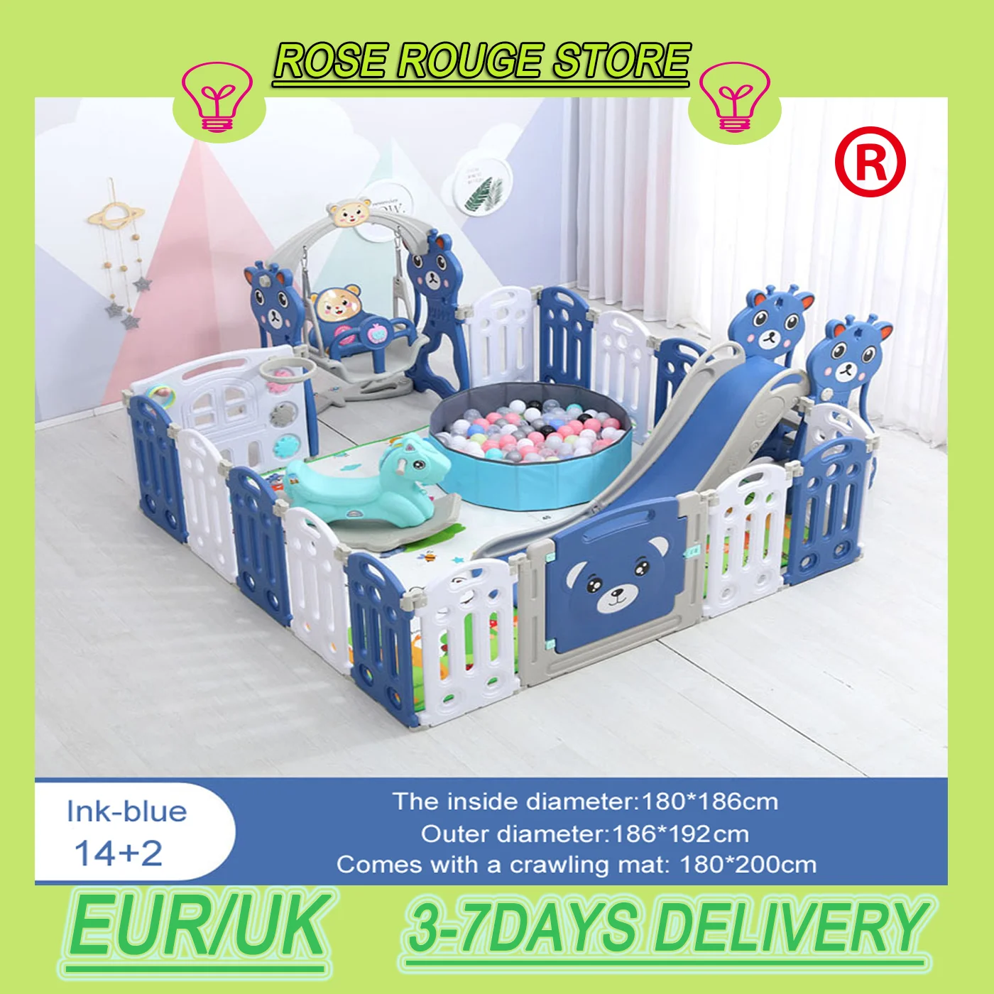 Baby playpens Plastic baby playground Foldable baby park Kids park Playpen children Baby playground Plastic park for baby