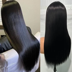 300% Density Super Double Drawn Bone Straight Virgin Human Hair Wigs 4x4 2x6 5x5 Wear And Go Wigs Silky Human Hair Pre Plucked