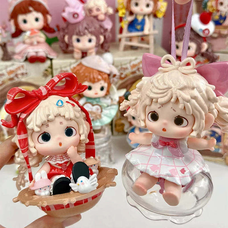 FURFUR Seria Happy Collection Blind Box Lalka FurFur Figurka Akcji Mystery Box Śliczna Statuetka Anime Niespodzianka na Biurko Torba Prezent Zabawka