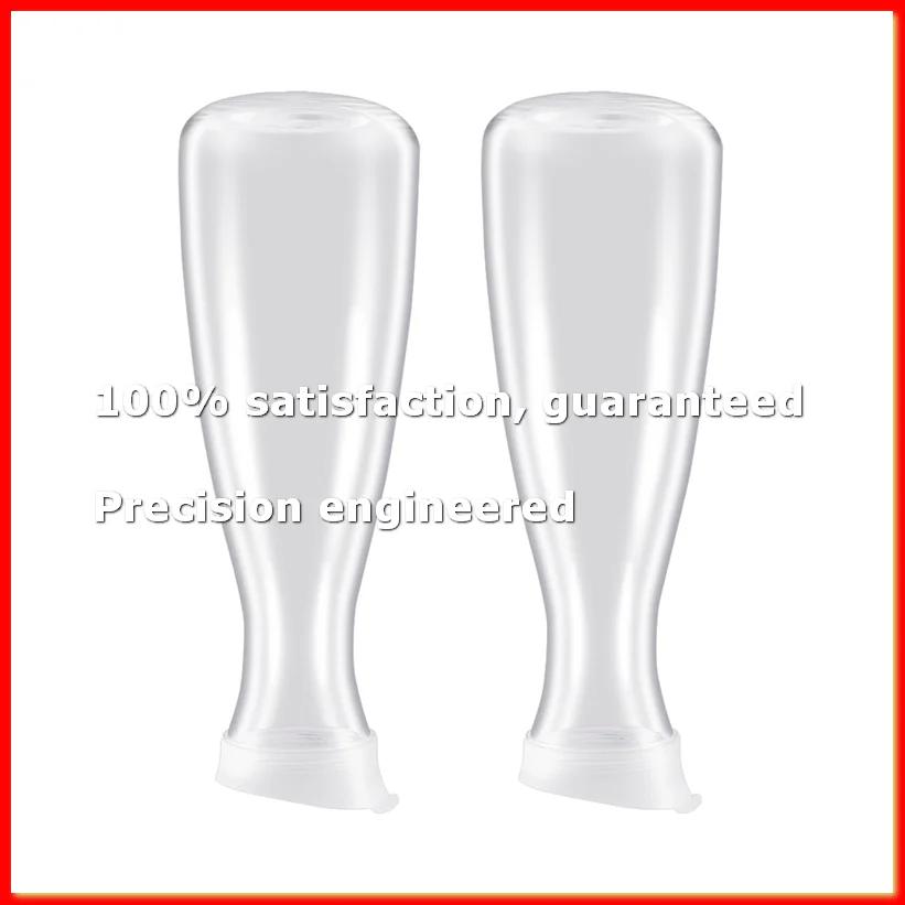 2Pcs 1.6L Plastic Water Carafes with White Flip Tab Lids- Food Grade & Recyclable Shatterproof Pitchers - Juice Jar-A55K