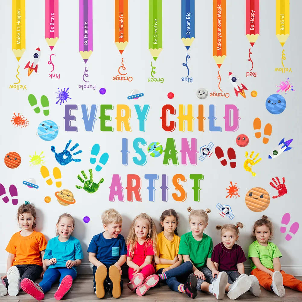 

3D наклейка на стену с цитатой для детей