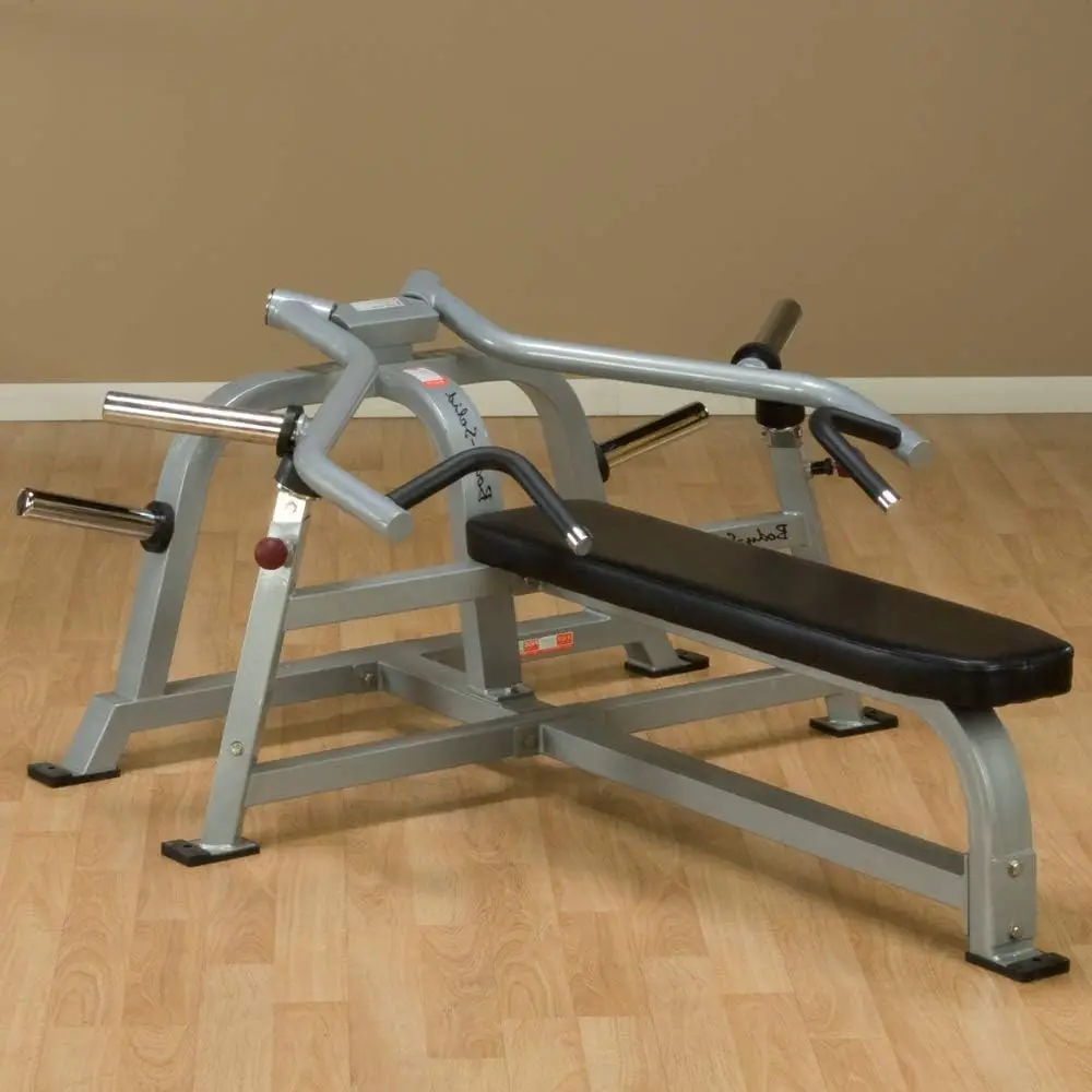 Body-Solid Pro ClubLine (LVBP) Adjustable Leverage Gym Bench - Converging Chest & Bench Press Machine with Sealed Bearings