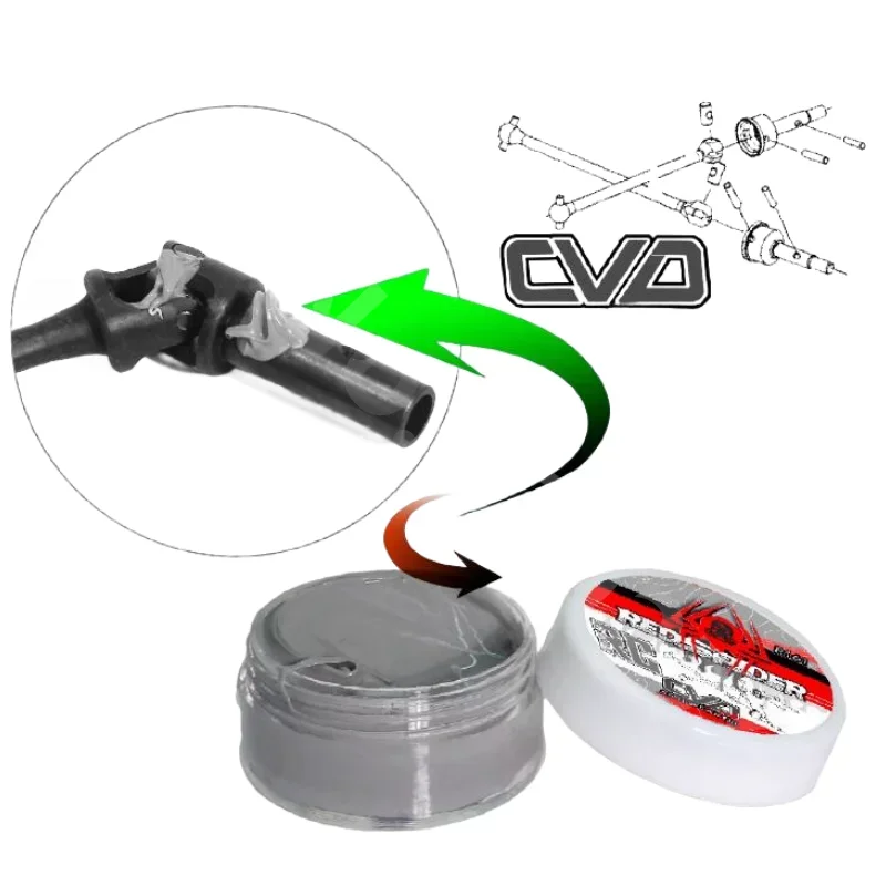 RC Graphite Grease CVD Grease Gearbox Differential Lubricant Oil Anti Wear Oil For RC Car Buggy Truck Drift Crawler