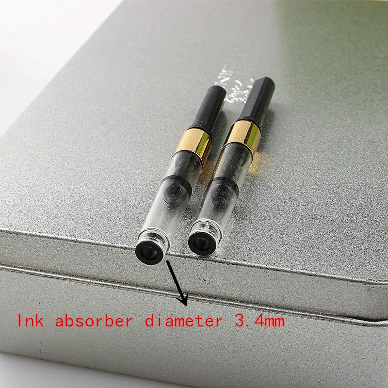 High Quality gold 3.4 Caliber Ink Cartridge Fountain pen ink Absorber Stationary supplies calligraphy ink