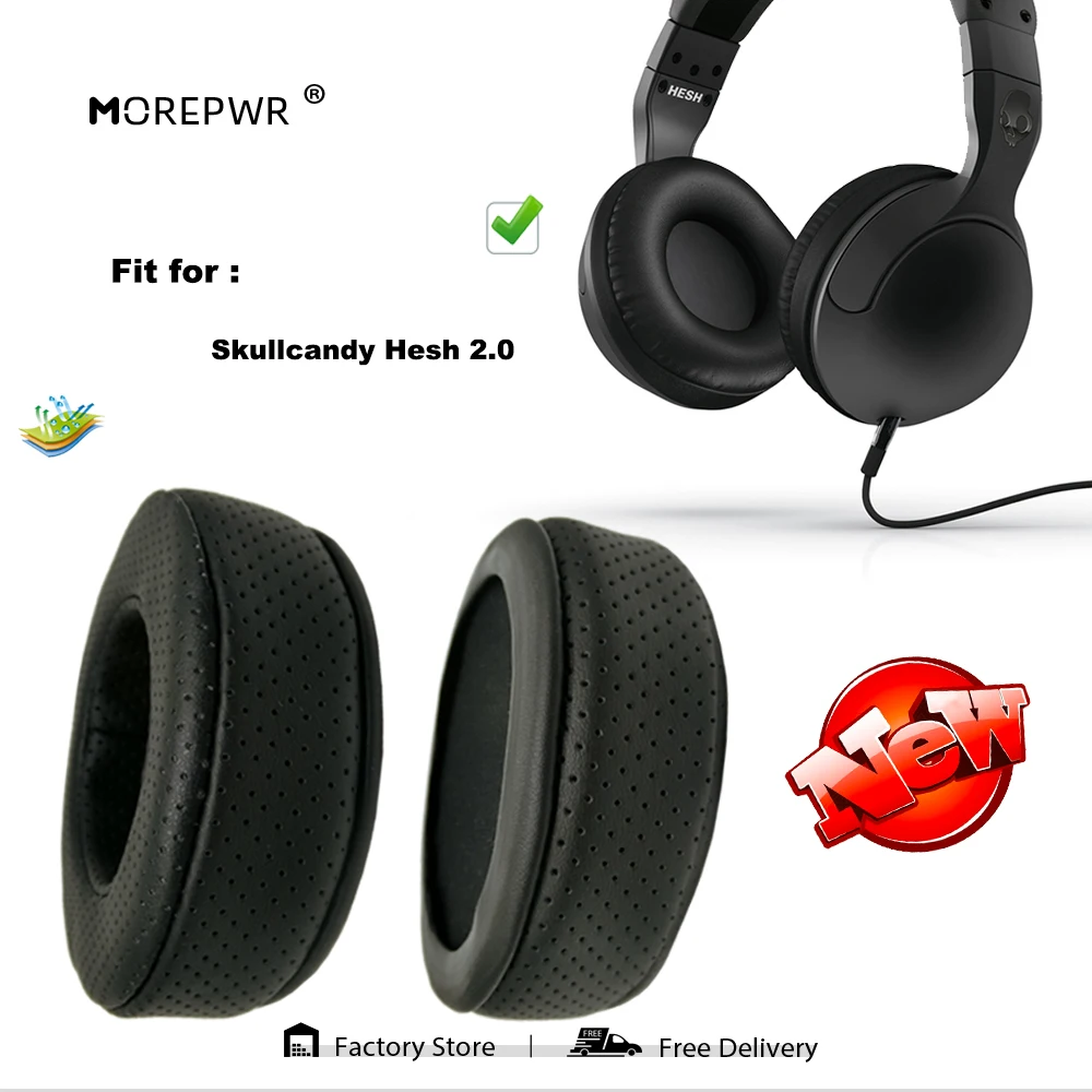 Сменные амбушюры для Skullcandy Hesh 2,0, детали гарнитуры, кожаная подушка, бархатные наушники, чехол для наушников