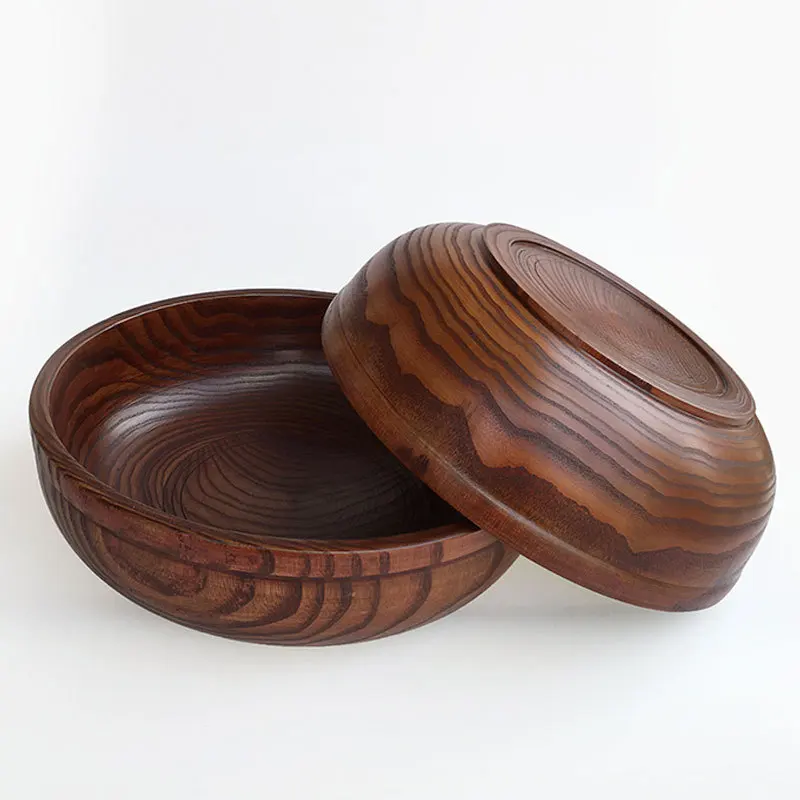 Creative Mixing Bowl, Jujube Wood, Environmental King Wooden Bowl, Solid Wood and the Basin Spot, Wholesale Customized