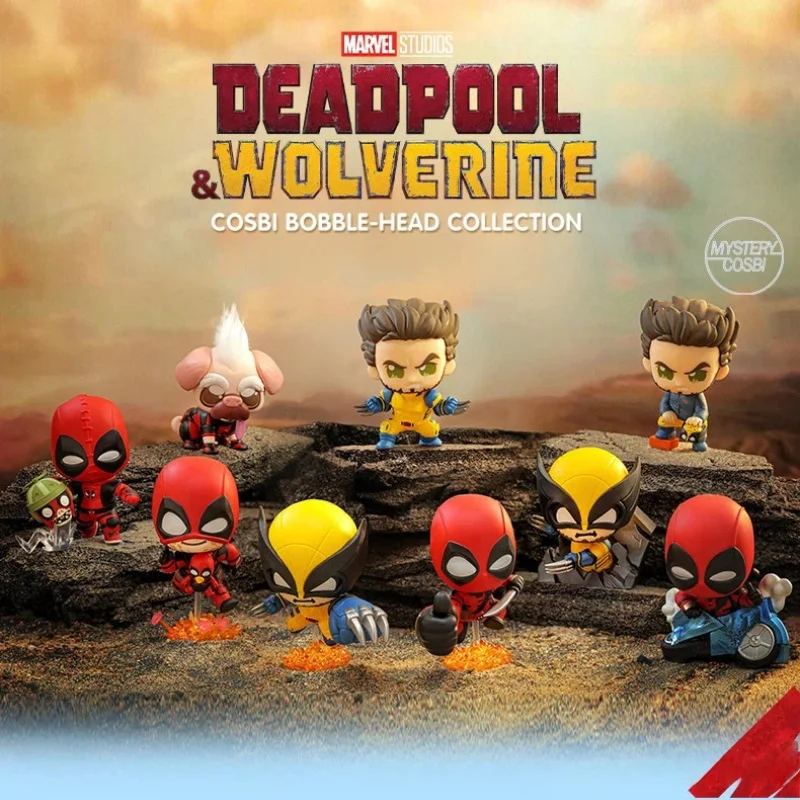 

Горячие игрушки Дэдпул и Росомаха Cosbi слепая коробка мини-фигурка модель игрушки украшение рабочего стола для комнаты праздничные подарки-сюрпризы