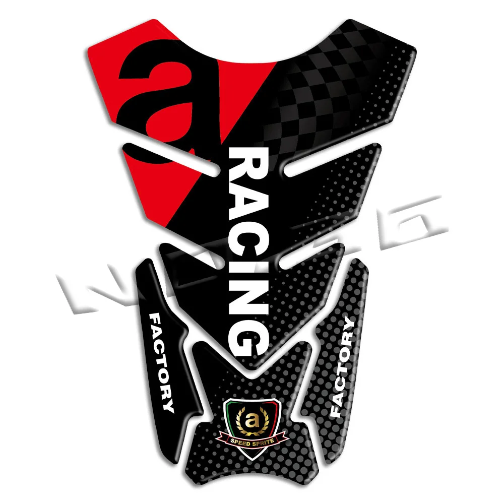 For Aprilia RSV4 Tuono 660 1100 RS 50 125 150 457 Shiver 750 900 3D Motorcycle Fuel Tank Pad Stickers Protection Decals