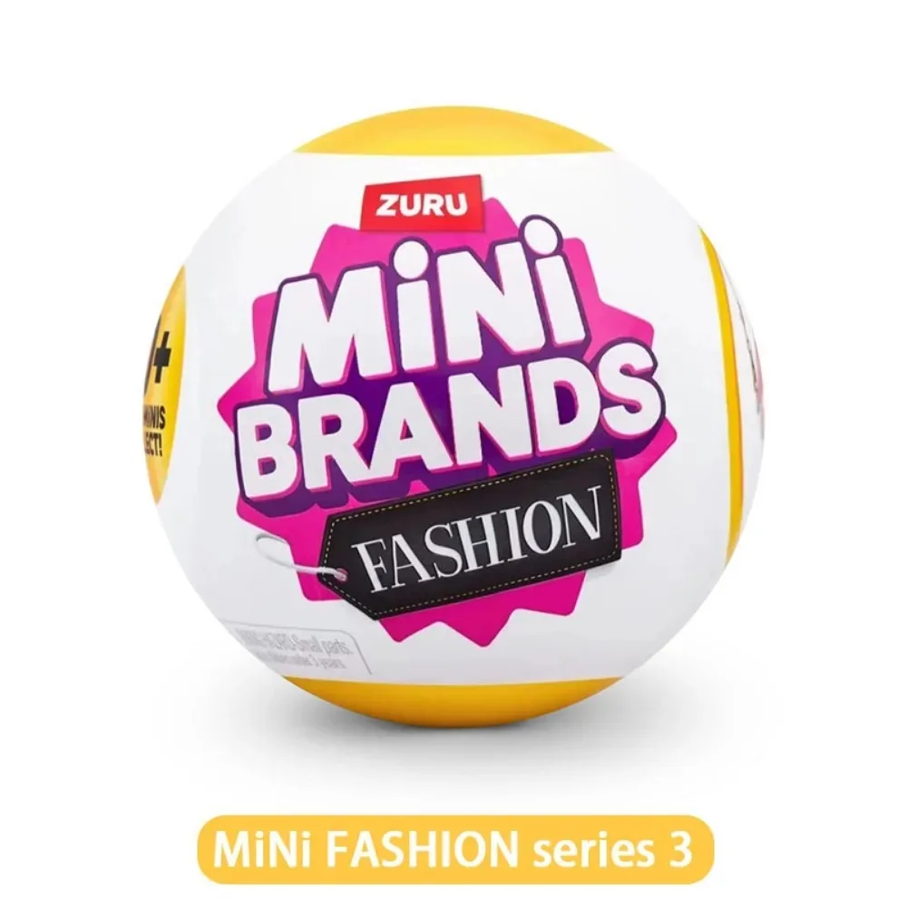 Zuru Mini Brands Toys 5 Surprise Mini Brands Toy Miniature Toys Mystery Blind Box Fashion Bag Shoes Ball Original Miniature Toy