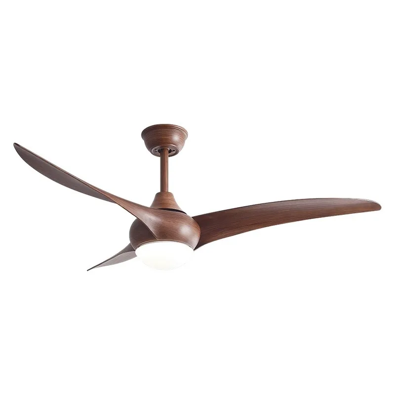 

American retro fan light household living room dining room light fan integrated