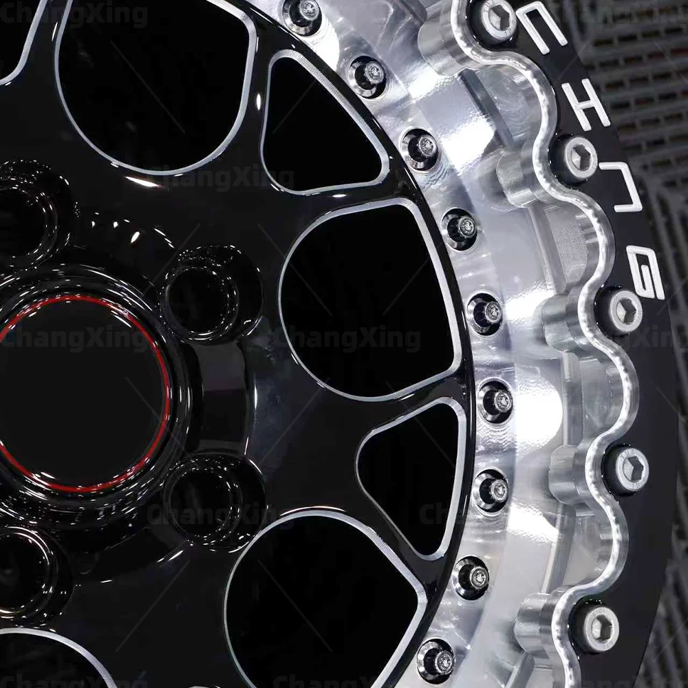 Racing OffRoad Beadlock Alloy Rims Multi Spoke 5x120 5x114.3 5x112 6X139.7 17 18 19 20 Inch Forged Wheels for Weld JJ1579