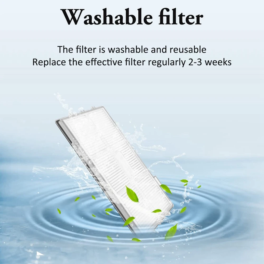 Substituição principal escova lateral filtro hepa compatível para roborock s7 t7s t7 plus g10 aspirador de pó acessórios