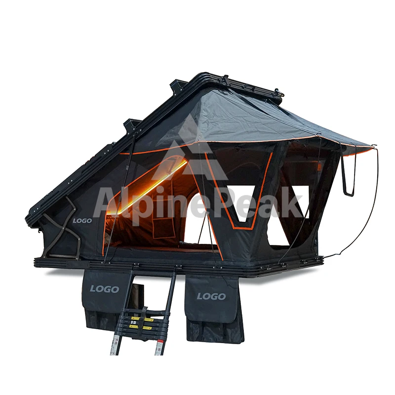 Quick Release Rooftop Tent Mount Kit Easy Setup Waterproof Hard Shell Aluminum for Toyota Hilux 4x4 Off Road