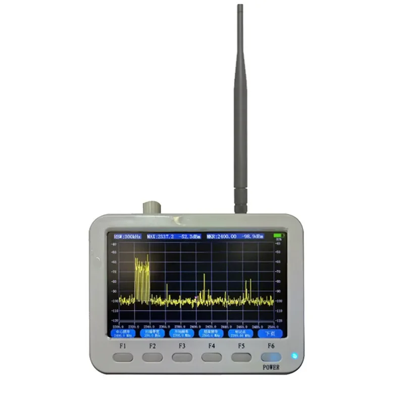 

New Handheld 10MHz~2.7GHz Spectrum Analyzer 5.0 inch LCD Display Signal Frequency Measuring Instrument XT-127