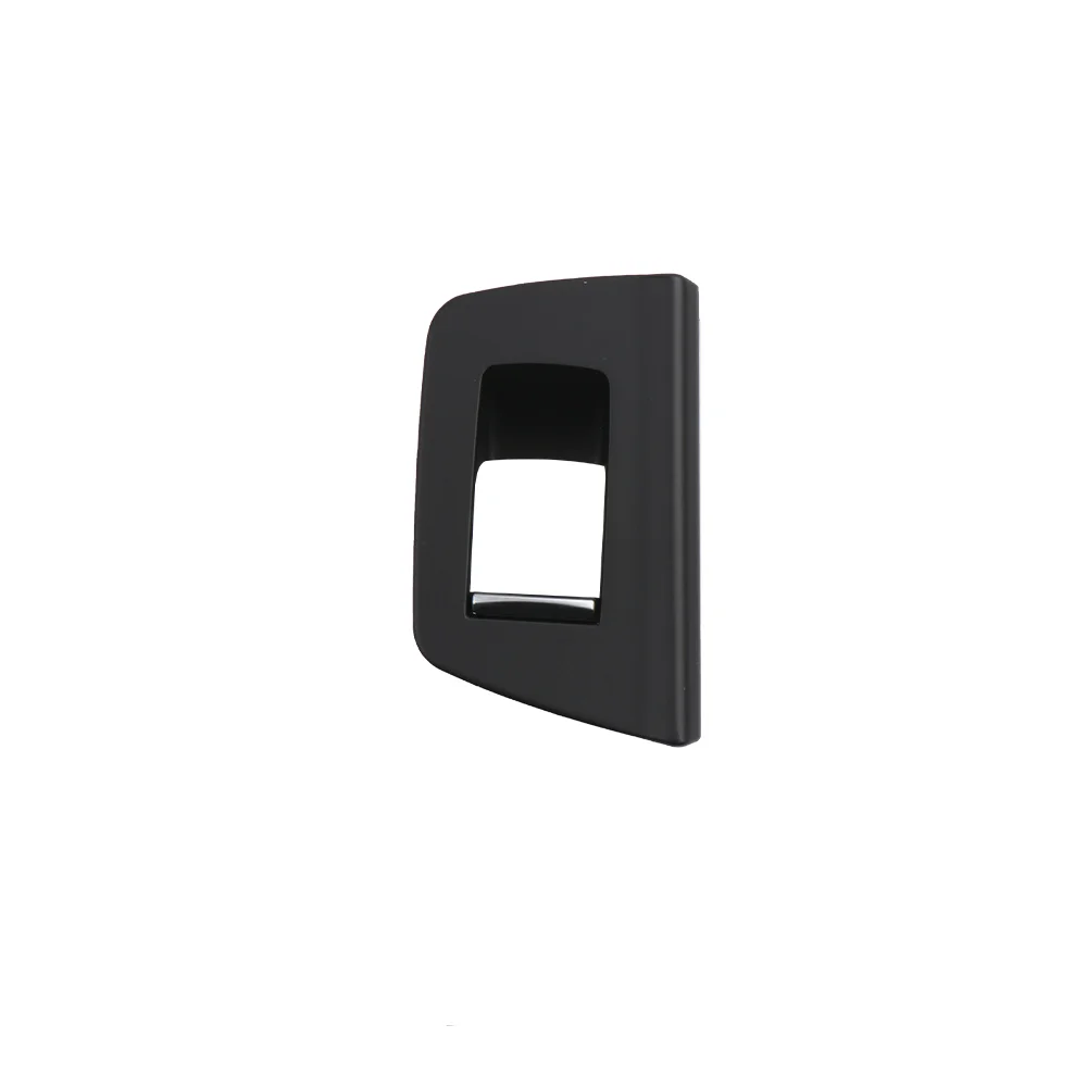 One Pair Black Door Window Switch Cover Trim For BMW 5 Series G30 2018-2023 Car Interior Door Pull Handle Decoration