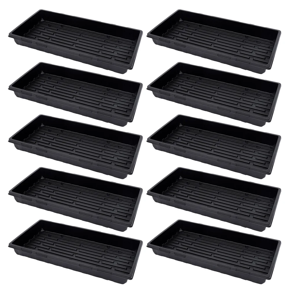 

10 Pcs Seedling Tray Plants Nursery Without Holes Growing Plate Sowing Greenhouse Planting Container