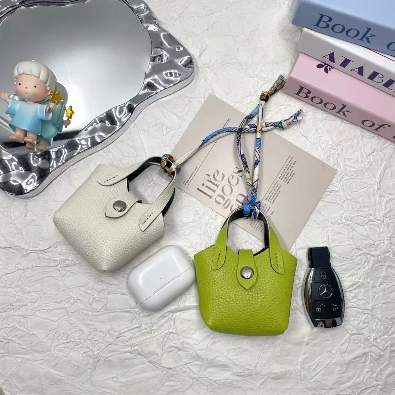 New Mini Small Bag Handheld Portable Rope Bluetooth Earphone Bag Zero Wallet Multi functional Small Bag pendant