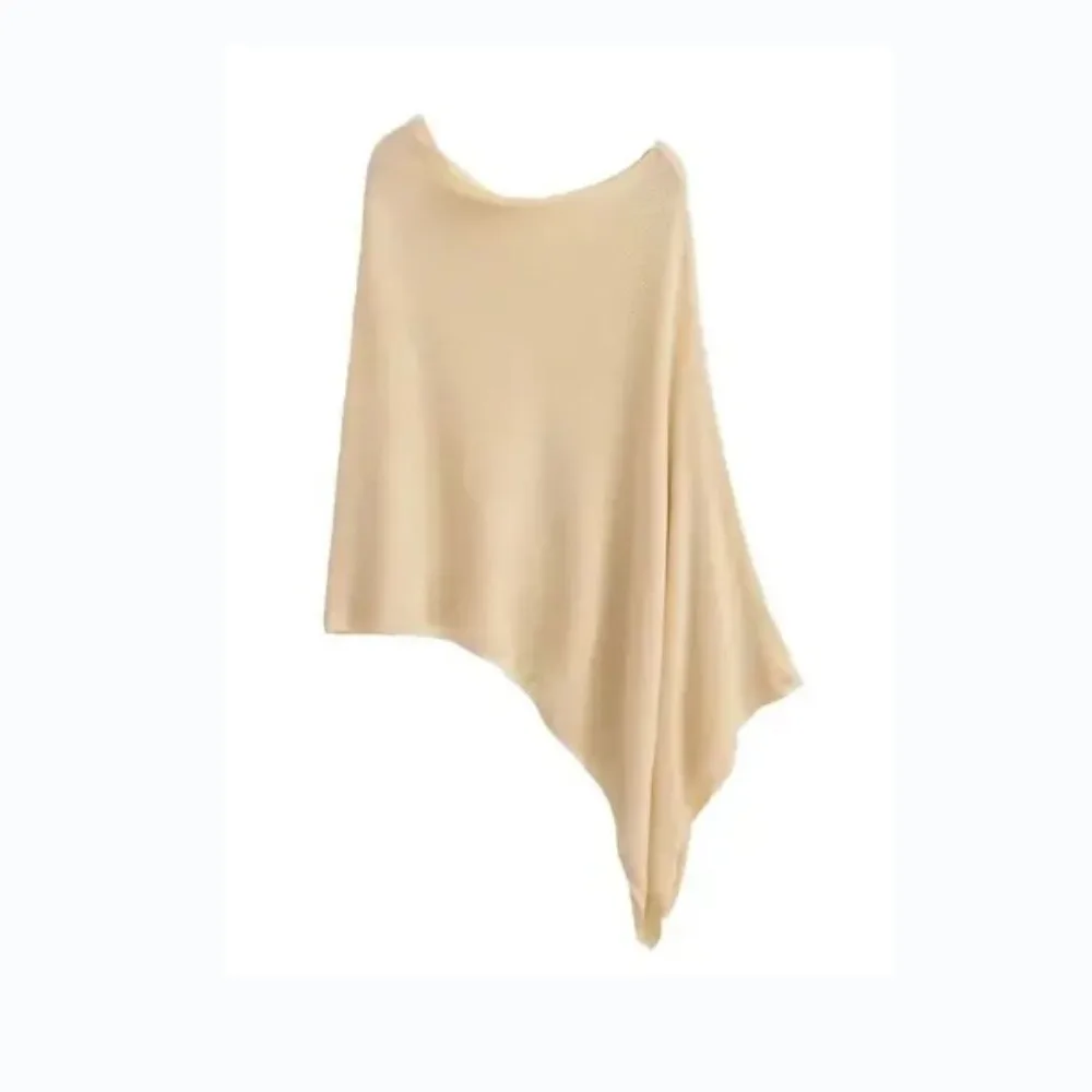 Trendy losse onregelmatige capesjaal Dunne zonbeschermingsdoeken Ijszijde zonnebrandcrème sjaal