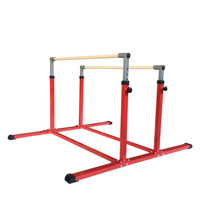 

Single Parallel Bars with Adjustable Handle for Kids Home Gym Training Exercise Pull up Bar
