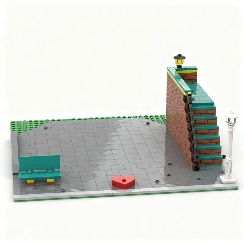 

429PCS MOC Street View Modular Base Family Tree Model Custom Building Blocks Architecture DIY Assembly Display Gift Building Set