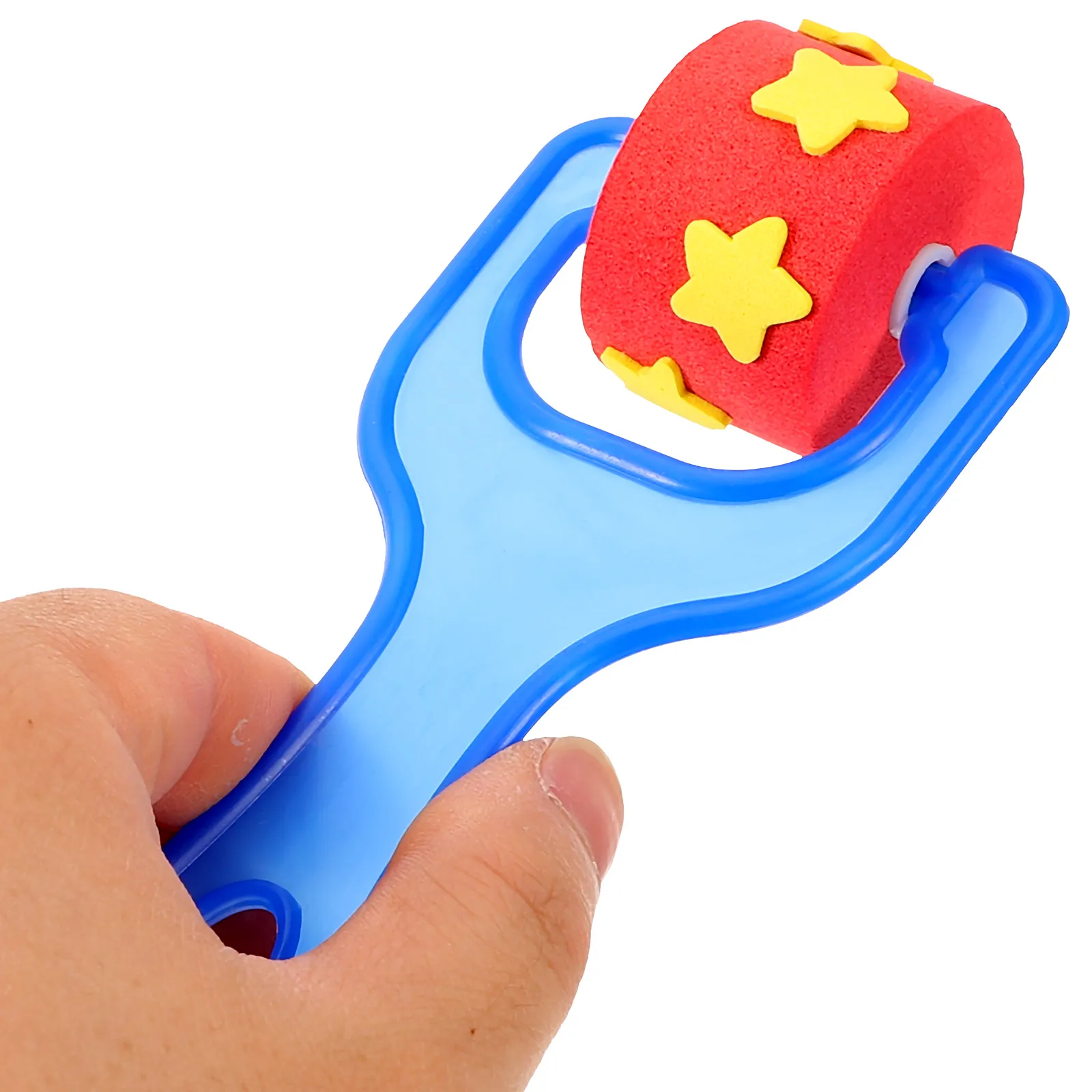 

4 Pcs Sponge Brush Kids Plastic Drawing Supplies Child Sponges Paint Portable Stampers Graffiti Tools Art Craft Diy Painting