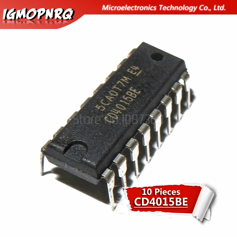 10ชิ้น CD4042BE CD4044BE CD4049BE CD4050BE CD4068BE CD4081BE CD4011BE CD4013BE CD4015BE จุ่ม CD4017BE