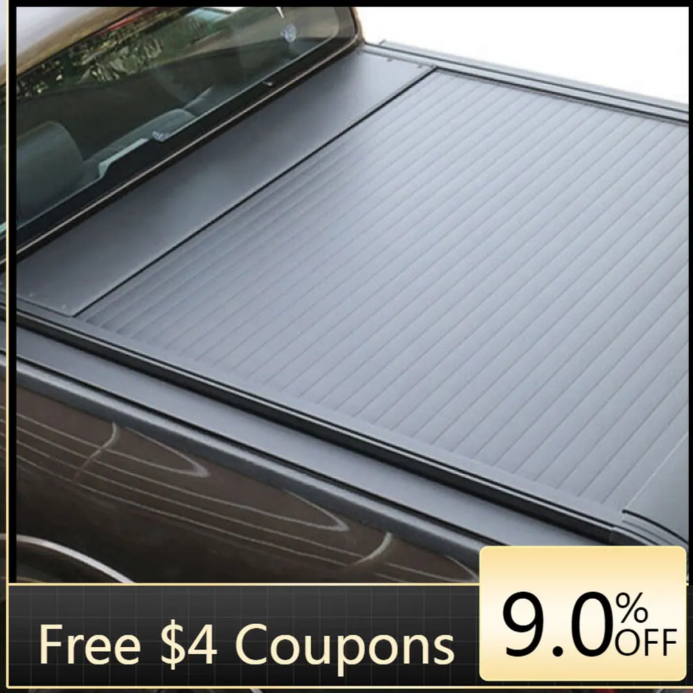 

Deren High QualityPickup Truck Tonneau Covers Aluminum Anti-rust Retractable Roller Shutters with Locking Rolling up Lid Canopy