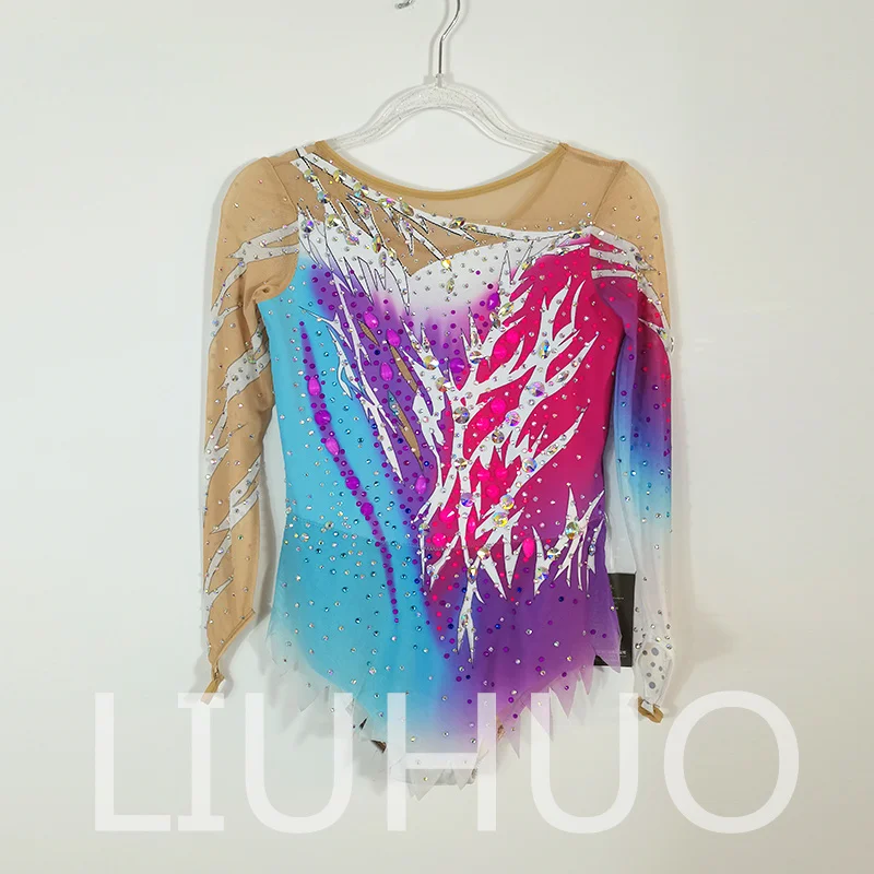 

LIUHUO Купальник для художественной гимнастики для соревнований по черлидингу для детей