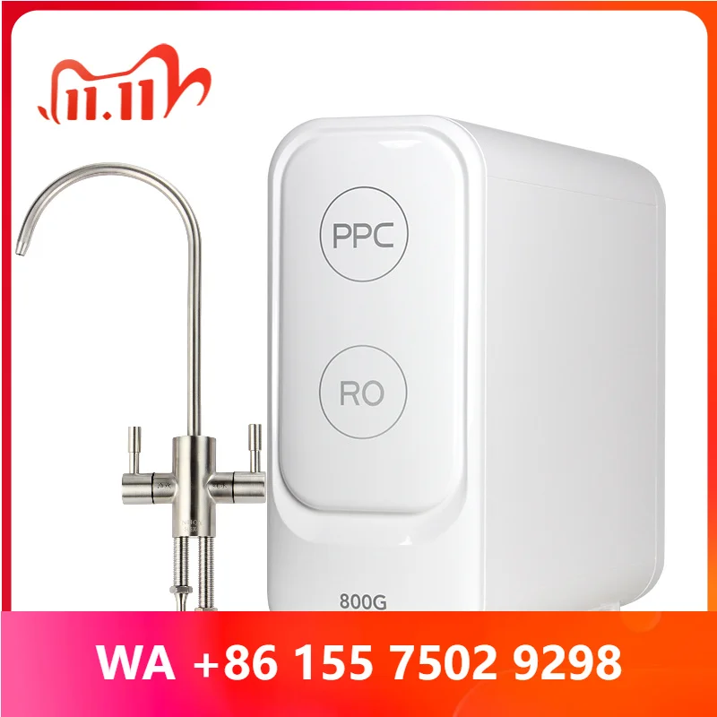800G Under-Sink Home Water Purifier, RO Reerse Osmosis Water Purifier, High-Flow Smart Water Filtration System