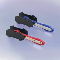 Almohadilla esparcidora de pistón de freno de trinquete de coche, herramienta de instalación portátil, prensa, color rojo y azul