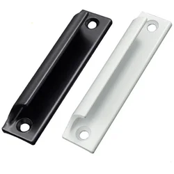 Aluminum Alloy Door Handle Push-pull Balcony Gate Window Pulls Furniture Hardware Cabinet Drawer Handles White Black