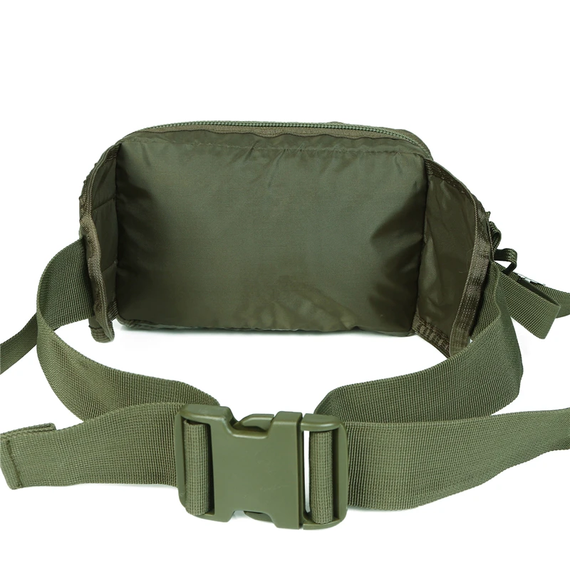 LQARMY Outdoor Waist Bag Nylon Waterproof Waist Bum Bag Running Jogging Belt Pouch Zip Fanny Pack Mobile Phone Bag