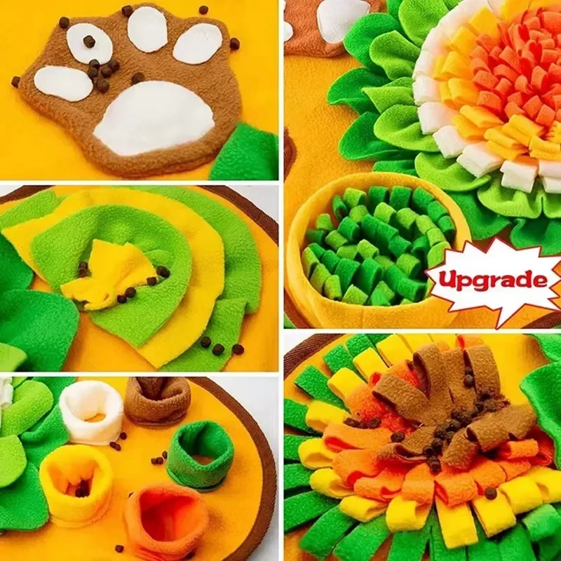 Alfombrilla de olfateo para alimentación de perros, esterilla de alimentación para perros con Pupsicles, dispensador de golosinas