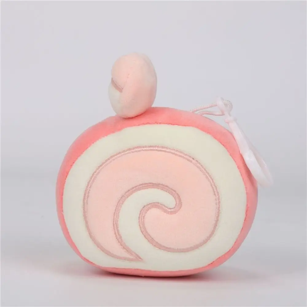 Kawaii Plush/PP Cotton Doll Keychain Swiss Snail 7CM Doll Keyring Bag Ornaments