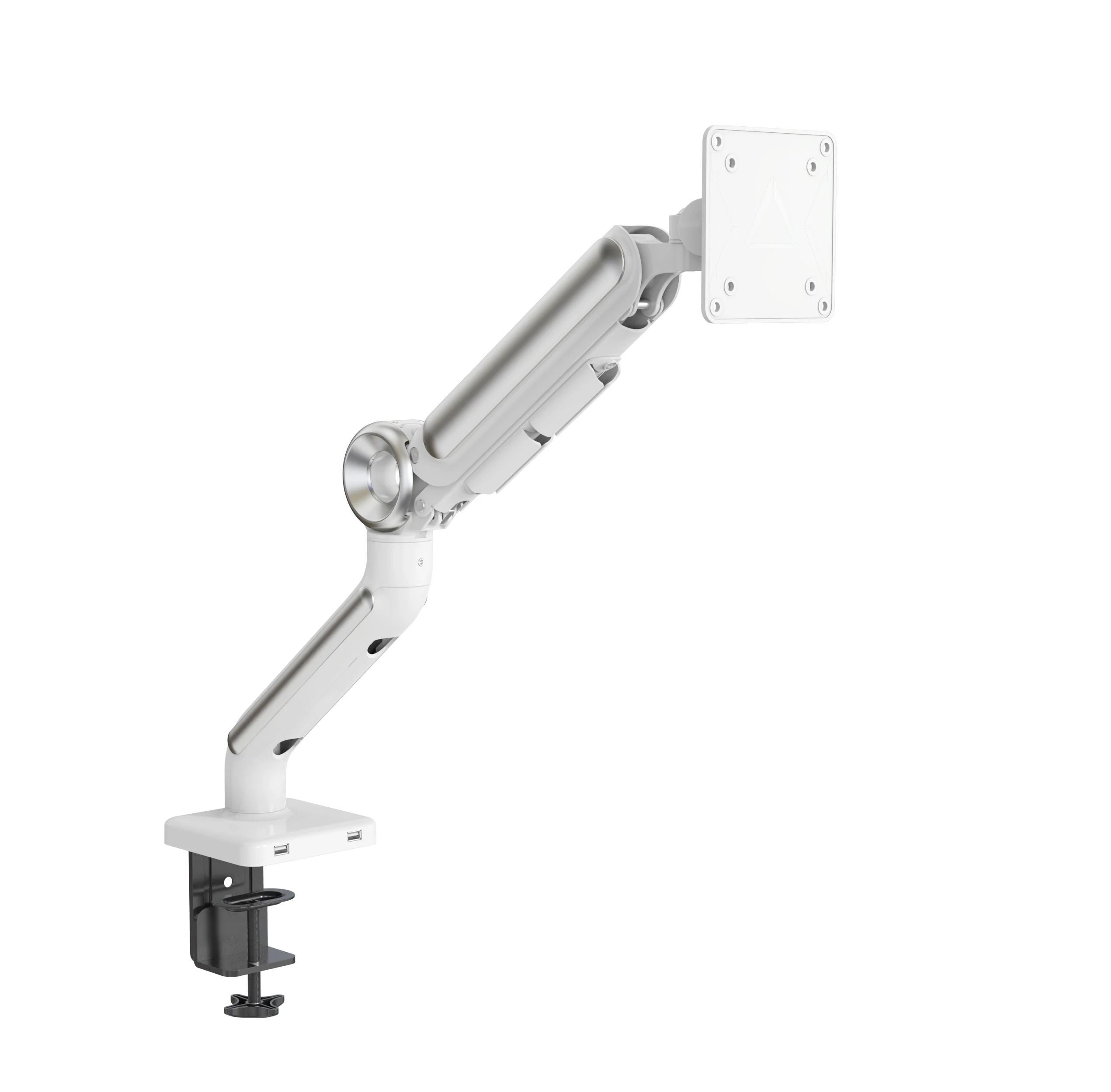 New Single Gas Spring 13''-35'' Aluminum Alloy Screen Monitor Arm Cable Management Max Load Capacity 12kg/26lbs