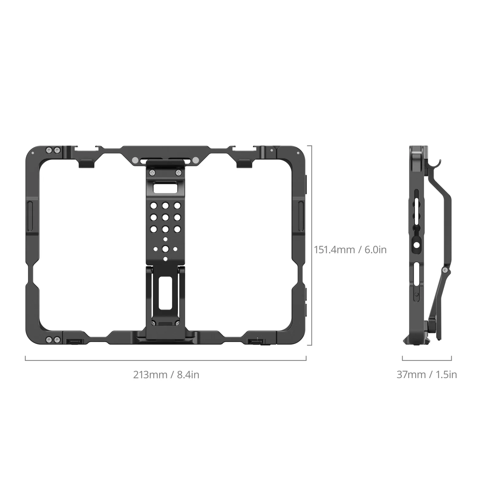 SmallRig-Transrail pour iPad mini 6 / A17 Pro, installation de bureau, montage rapide, avec pare-soleil MD5058, interfaces polyvalentes