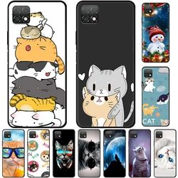 For Wiko T3 Case Lovely Soft TPU Silicone Cartoon Cat Back Covers for Wiko T3 T 3 Phone Case Coque Bumper Para Anime Fundas Cute