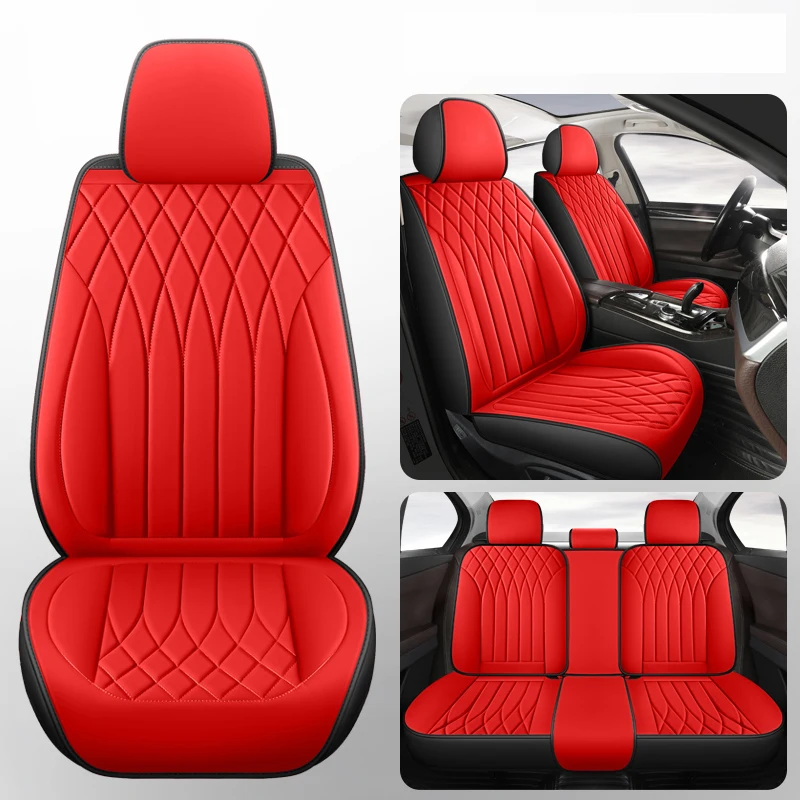 

Luxury Leather Car Seat Covers For Ford Fusion Ecosport Mercedes W203 ML W164 EQB EQC EQE Auto Interior Styling Waterproof