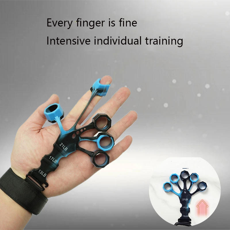 Silicone Grip Training and Exercise Finger Exercise Stretcher Hand Strengthener Arthritis Grip Trainer Hand Brush Expander Grips