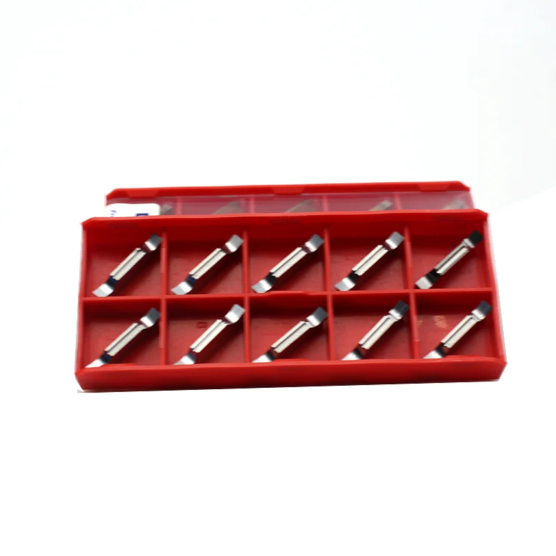10PCS Carbide Insert MGGN150 MGGN200 MGGN250 MGGN300 MGGN400 MGGN500 JM K10 DESKAR Blade Lathe Grooving Cutter Tool for Aluminum