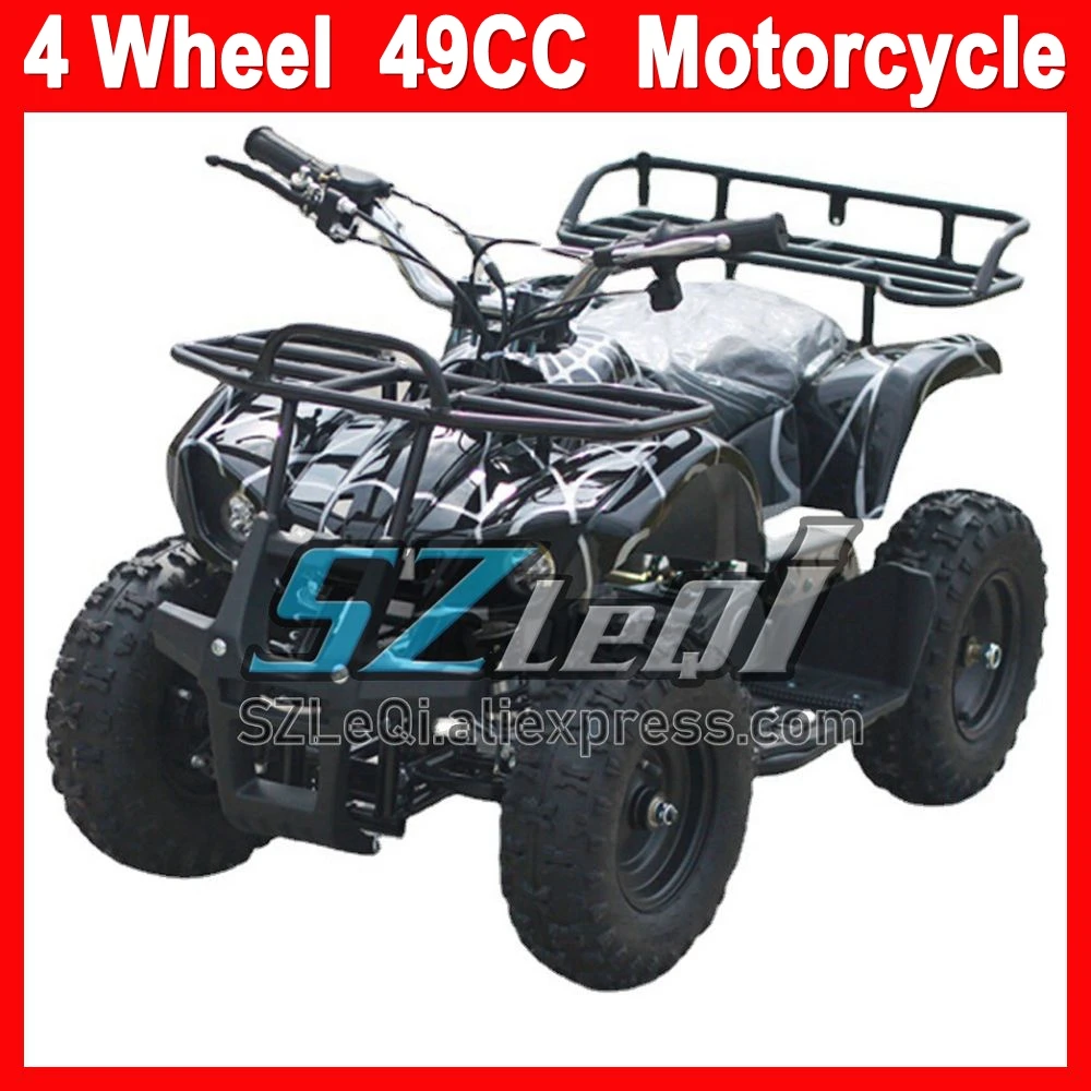 High Quality ATV OFF-Road Motorcycle Newest Kids 2Stroke 49CC Quad Bike For Amusement Park Outdoor Sports Race Team Racing Games