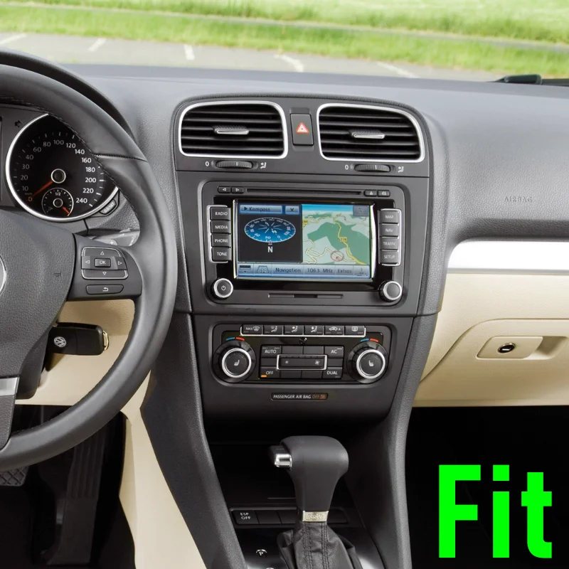 

9" 4+64GB For VW Golf 2008-2012 Car Radio Wireless Carplay Android 15 Auto Head Unit Canbus FM GPS BT Back up Camera