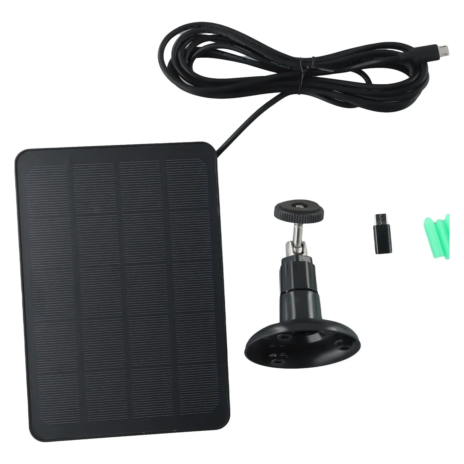 

Solar Panel USB Power Supply For CCTV Camera Security Camera Battery Charger Outdoor 4W 5V IP65 Waterproof 360° Adjustable