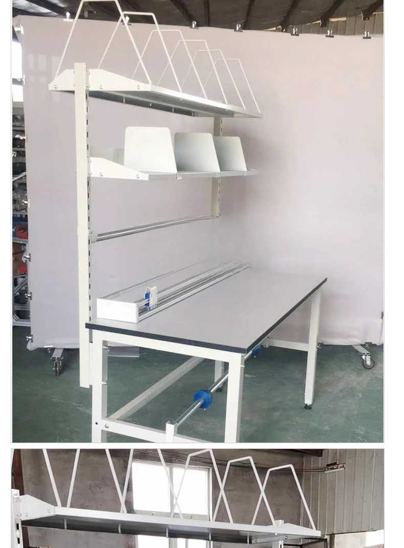 طاولة التعبئة التجارية طاولة التعبئة والتغليف طاولة قطع الفيلم قطع فيلم الفقاعات سطح الفولاذ المقاوم للصدأ اكسبرس #2