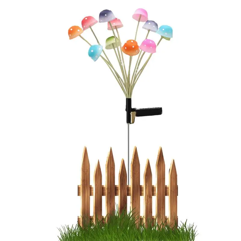 

Лампа от солнечной энергии грибовидной формы, водонепроницаемая, с солнечной батареей, для использования вне помещений, защита от атмосферных воздействий, газон, дорожек, гирлянды, лампа, Садовые принадлежности для заднего двора